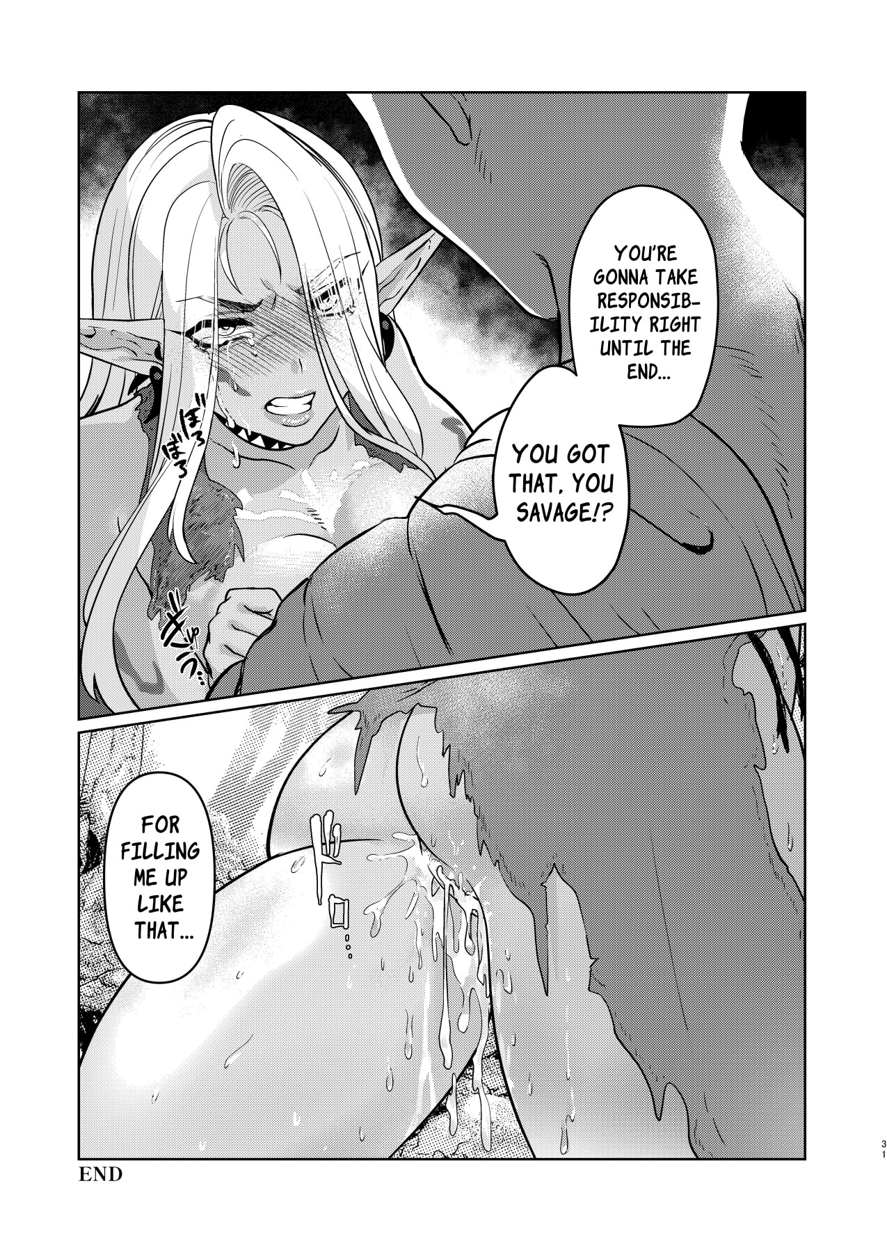 Hentai Manga Comic-The Dark Elf can't Resist-Read-30